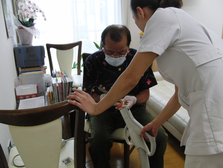 昨日は太田歯科の先生が訪問診療をしてくださいました