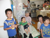 今日は敬老の日・大家族さんの面会がありました♪♪