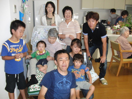 今日は敬老の日・大家族さんの面会がありました♪♪