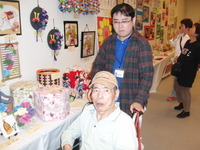 福祉展の見学に午前7名参加。自分たちの力作に感動