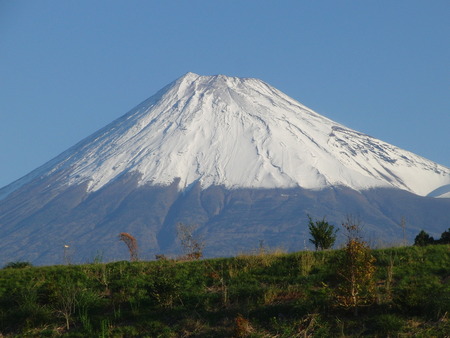 富士見台や富士岡東部プラザ付近から観た今日の富士山