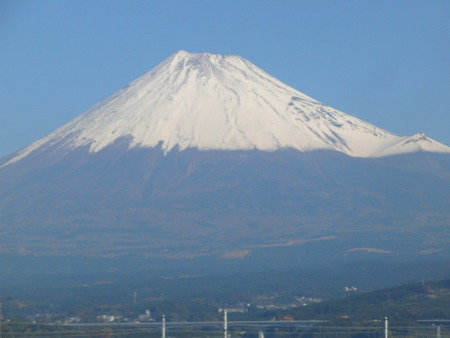 富士見台や富士岡東部プラザ付近から観た今日の富士山