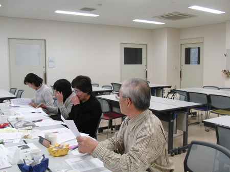 今日の午後はフィランセにて認知症の人と家族の会の役員会