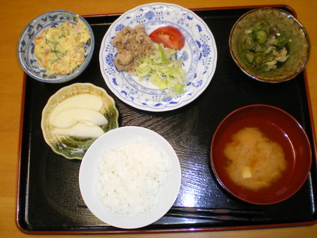ランチのお手伝い・ポテトサラダのお手伝い
