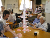 夏休み福祉ボランティアで須津中3年生2名が来訪されました