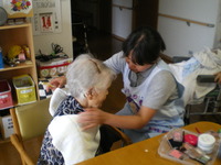 お化粧しました