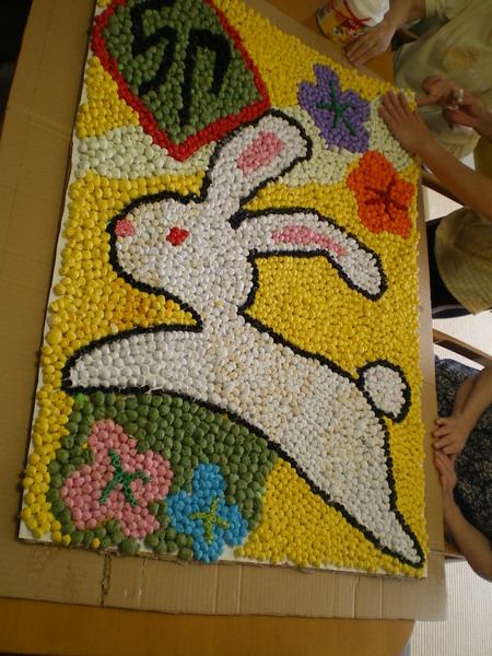 福祉展出展のための作品が少しずつできてきました　☆