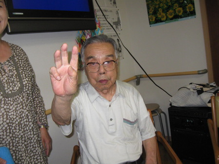 「負けました！」　石田ホーム長