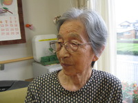 今日のレクは漢字読みの脳のトレーニング