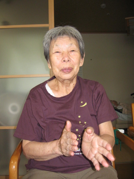 2人3脚祭りで民謡踊りの練習をしています　♪♪