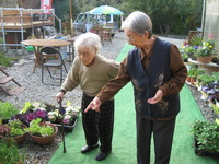 昨日は春山ハーブ・フラワー園3周年のイベントに皆さんで参加