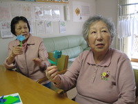 中学生の皆さんと午後はレクで楽しみました