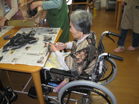 昆布きり、頑張っています。いつでも佃煮に、おお助かりです