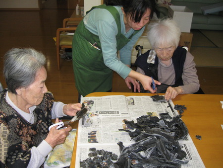 昆布きり、頑張っています。いつでも佃煮に、おお助かりです