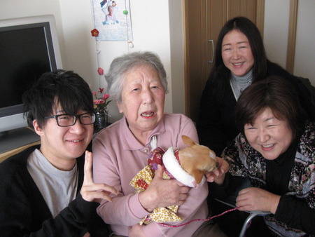 遠方からの面会です・明けましておめでとうございます。