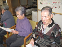 皆さんで発声練習です