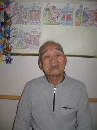 今日のレクは梅干の歌を唄いながら体操です