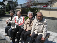 第２陣の方が午後本妙寺へしだれ桜の見学に行ってきました