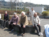 第２陣の方が午後本妙寺へしだれ桜の見学に行ってきました