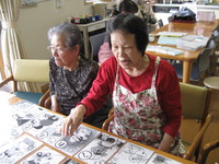 午後からカルタ取りです