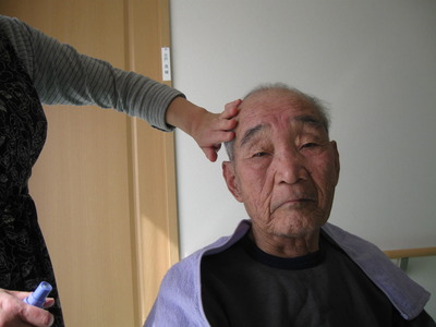 床屋さんのボランティア