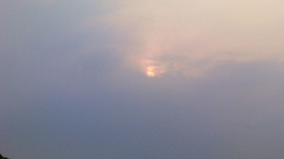 このあと　お陽さまは夕陽になれるのかぁー？