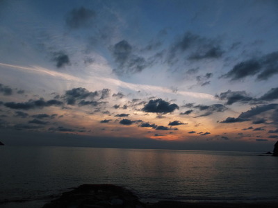 あーあ　夕陽雲隠れ―
