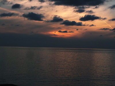 あーあ　夕陽雲隠れ―