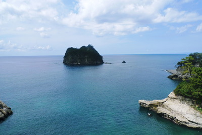晴れたぁー☆三四郎島☆
