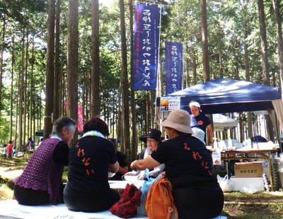 しおかつおうどん in 萬城の滝祭り