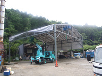 テント取付