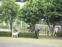 三島市：坂下公園の清掃活動を行いました。