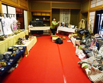 「修禅寺手づくり市」へ　作品搬入