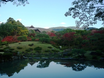 奈良の紅葉～「依水園」の庭