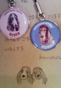 PicassoとGraceのごまいちストラップ