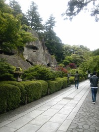 那谷寺で散策のあと7回忌