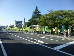 2013.9.20　交通安全運動一斉街頭広報