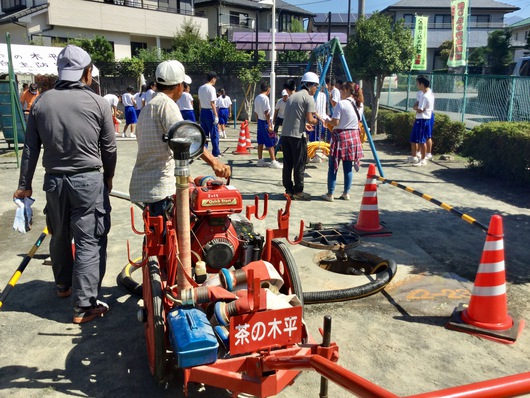 9月1日防災訓練、各町内の自主防災会の皆様ご苦様でした。青葉台地区では5町内が実施