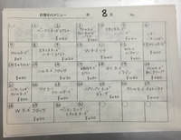 8月の日替わりです。 2016/08/01 10:04:30