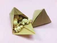 【origami・箱】おりがみでテトラボックス