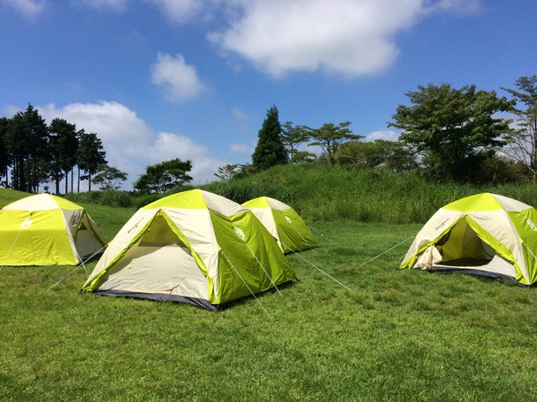 おりがみ富士山　富士山こどもの国にてキャンプ！