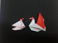 【origami・動物】おりがみでトリ1 2016/10/20 11:55:00