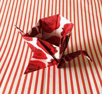 【origami・入れ物】おりがみで鶴箱・入れ物・BOX 2016/03/28 12:52:34