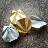 【origami・夏】おりがみでホタテのカード 2016/06/23 11:55:00
