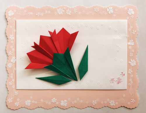 【origami・体験】～おりがみで楽しく交流(母の日)～