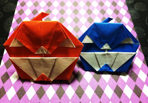 【origami・ハロウィン】おりがみでジャック・オー・ランタン！