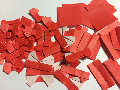 【origami・富士山】おりがみで富士山帽子＆箸置き