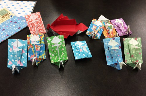 【origami・だるま・ぽち袋】おりがみでだるま＆ぽち袋