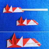 【origami・正月】おりがみで祝い善の箸袋