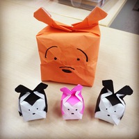 【origami・動物】おりがみで立体のネズミ♪ 2016/02/15 13:20:00